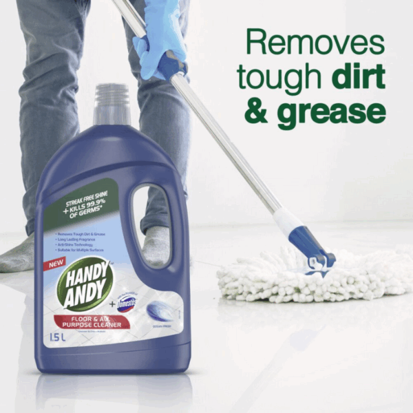 Handy Andy Floor &Amp; All Purpose Cleaner Ocean 1.5L
