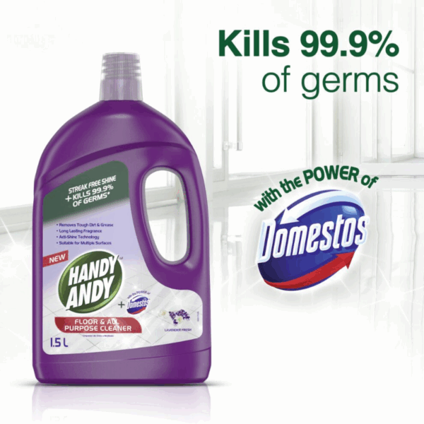 Handy Andy Floor &Amp; All Purpose Cleaner Lavender 1.5L