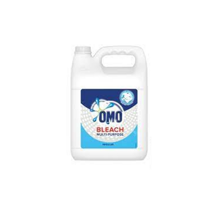 Omo Multipurpose Bleach Regular 5L Removes Tough Stains And Kills 99.9% Of Germs 68912017 (Pack Of 3)