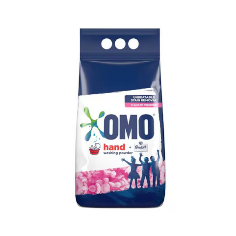 Omo Hand Washing Detergent Powder Extra Fresh 3.5Kg Unbeatable Stain Removal, 14 Days Of Freshness 67706785 (Pack Of 3)