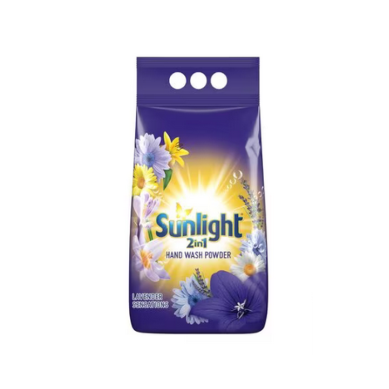 Sunlight Hand Wash Powder Lavender Fresh 3.5Kg Advanced Stain Removal, Outstanding Whiteness, Long-Lasting Freshness 67810001 (Pack Of 3)