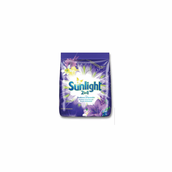 Sunlight Detergent Powder Lavander 500G Advanced Stain Removal, Outstanding Whiteness, Long-Lasting Freshness 68660793 (Pack Of 3)