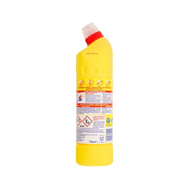 Domestos Citrus Bleach 500Ml Kills Germs, Cleans And Freshens Your Toilet 32025911 (Pack Of 3)
