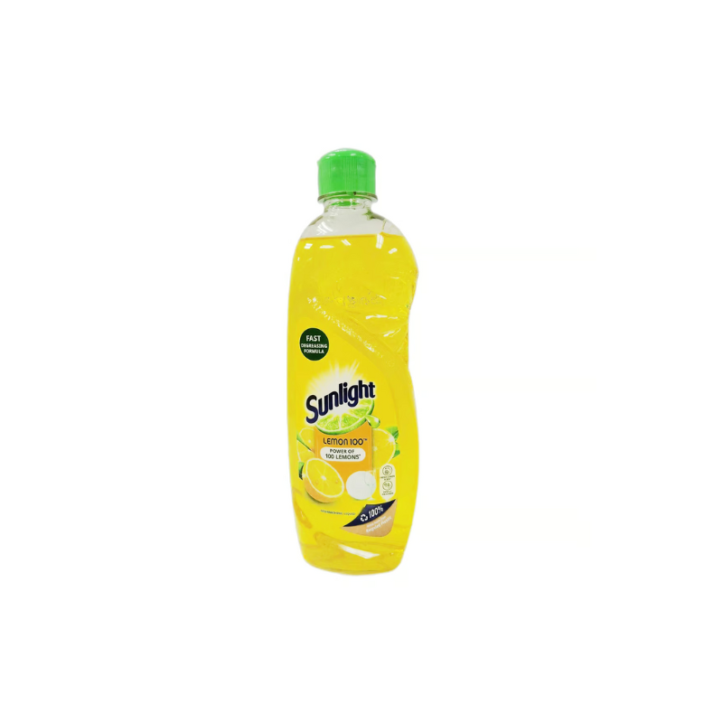 Sunlight Dish Washing Liquid Lemon 400Ml Sparkling Clean, Eco-Friendly, And Time-Saving 32018538 (Pack Of 3Pcs)
