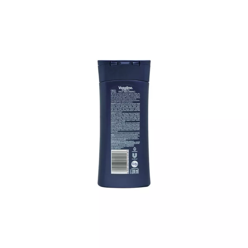 Vaseline Men Body Lotion Fast Absorbing 200Ml Enjoy The Sensation Of Clean And Fresh Skin After Each Application 69729780 (Pack Of 3)