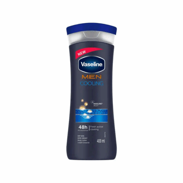 Vaseline Men Body Lotion Cooling 400Ml Boosts Suppleness Nourishes And Conditions The Skin69729775 (Pack Of 3)
