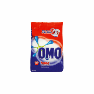 Omo Hand Washing Detergent Powder Cheetah 500G Advanced Stain Removal, Outstanding Whiteness, Long-Lasting Freshness 68670368 (Pack Of 3)