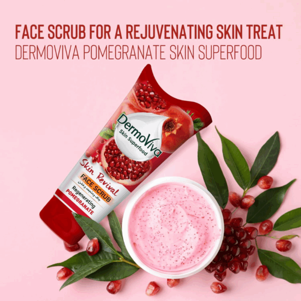 Dermoviva Face Scrub Skin Revival Pomegranate 150Ml