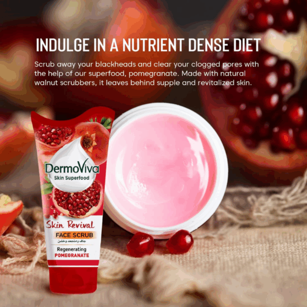 Dermoviva Face Scrub Skin Revival Pomegranate 150Ml