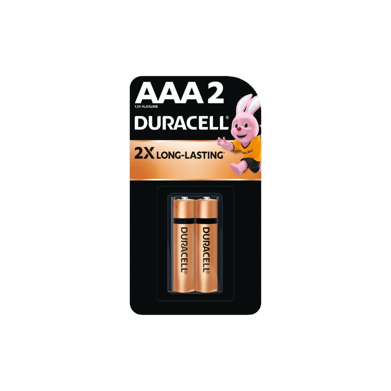 Duracell Alkaline Battery Aaa 2Pcs Per Pack Lr03/Mn2400 (Pack Of 12Pcs)