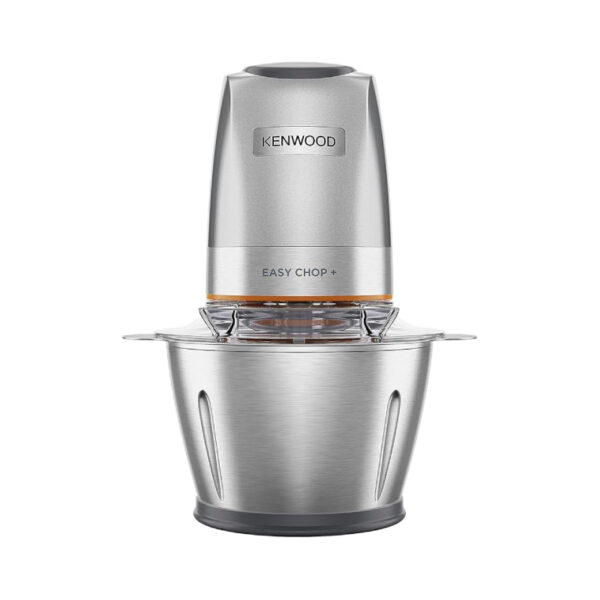 Kenwood Chopper 600Ml Steel Bowl 500W Chp62.700Si Dripper Pro, Quad Blade, Storage Lid, Dual Speed, Spatula, Ice Crush Function
