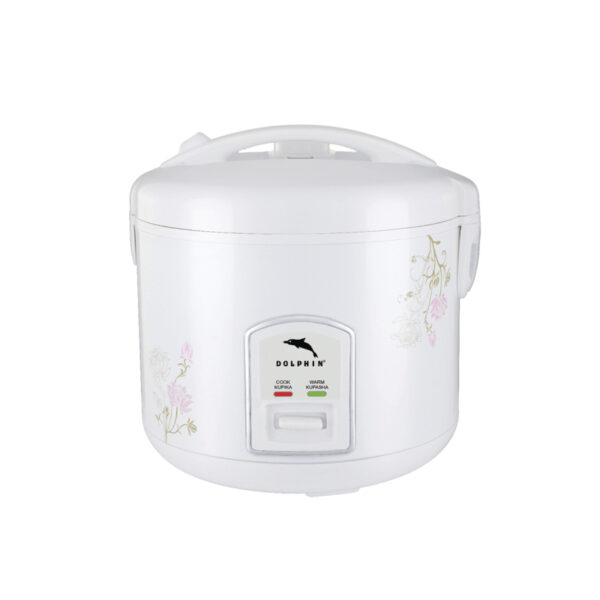 Dolphin Rice Cooker 1.8 Liters, 700W With Non-Stick Pot Rc02