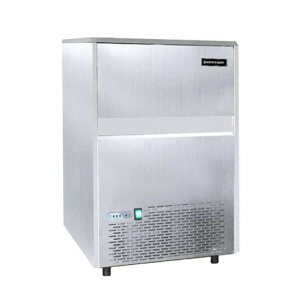 Westpoint Ice Maker 80Kg, High Capacity, Rapid Ice Production, Stainless Steel Body, User-Friendly Wicps-8023.Er