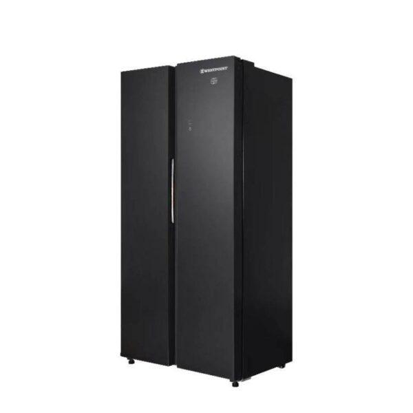 Westpoint Refrigerator 444L, Double Door, No Frost, Black Finish, Energy Saving Wsnl-5123.Edgn
