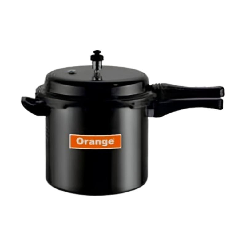 Orange Pressure Cooker Hard Anodized + Induction Based 5L With Smart Outer Lid Oapc164