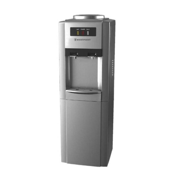 Westpoint Water Dispenser Hot &Amp; Cold, Push Button, Triple Faucet Dispensing, Inner Stainless Steel Tank, Silver Body Wfqn-1016.Ps