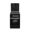 Westpoint Cooker 50x55cm, 4 Gas Burners, Gas Oven with Grill, Interior Light, Full Ignition System, Black Finish WCER5540GGIN