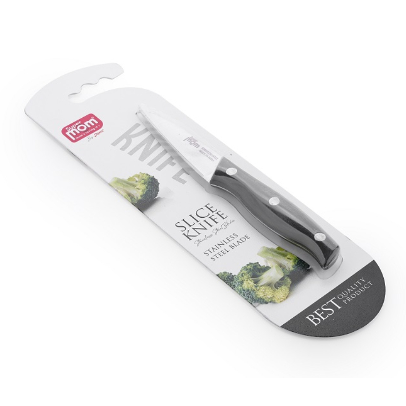 Supermom Slice Knife Plastic Handle With Stainless Steel Blade 573614