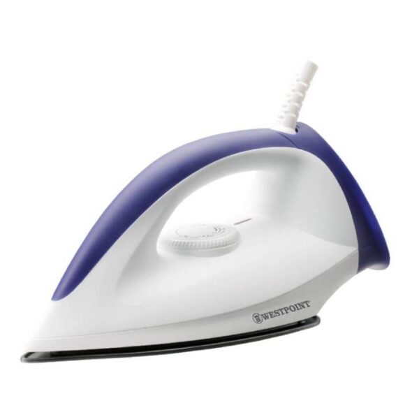 Westpoint Dry Iron 1100-1300W, Non-Stick Soleplate, Lightweight Design Wira-1123