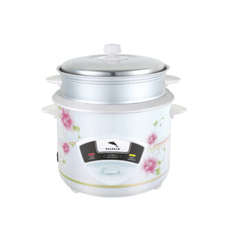 Dolphin Rice Cooker 2.2 Liters, 900W with Non-Stick Pot RC03