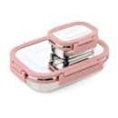 Apex Jerry Lunch Box 700ml and 200ml Steel Body Leak Proof Containers 2pc Set 450186