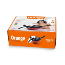 Orange Chinese Wok Non-Stick with Stainless Steel Lid ONSC024