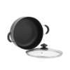Orange Cook & Serve Non-Stick Casserole 28cm 5.6L with Glass Lid ONSC038