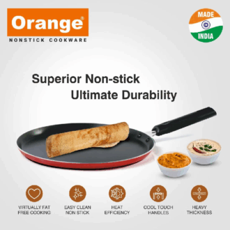 Orange Non-Stick Tapper Pan 30Cm Onsc031