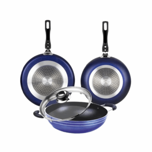 Orange Non-Stick Induction Base 4 Piece Gift Set Onsc260