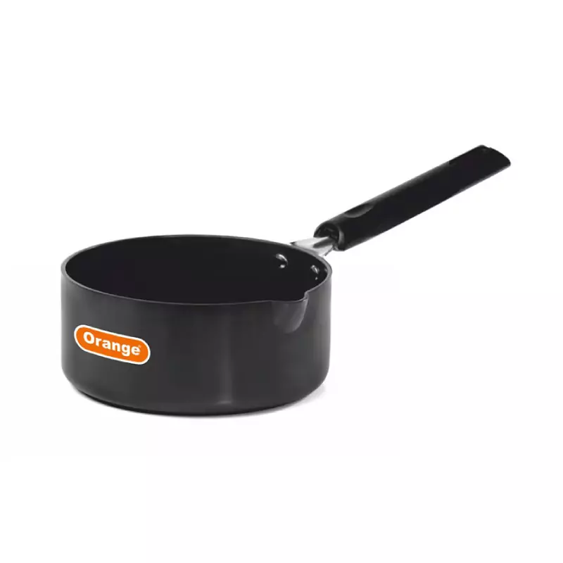 Orange Hard Anodized Sauce Pan No10 1.2L Ohac125