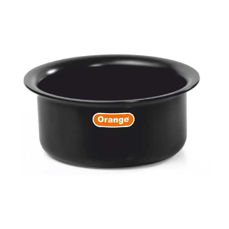 Orange Hard Anodized Top Aluminium Pot No10 1L Ohac117