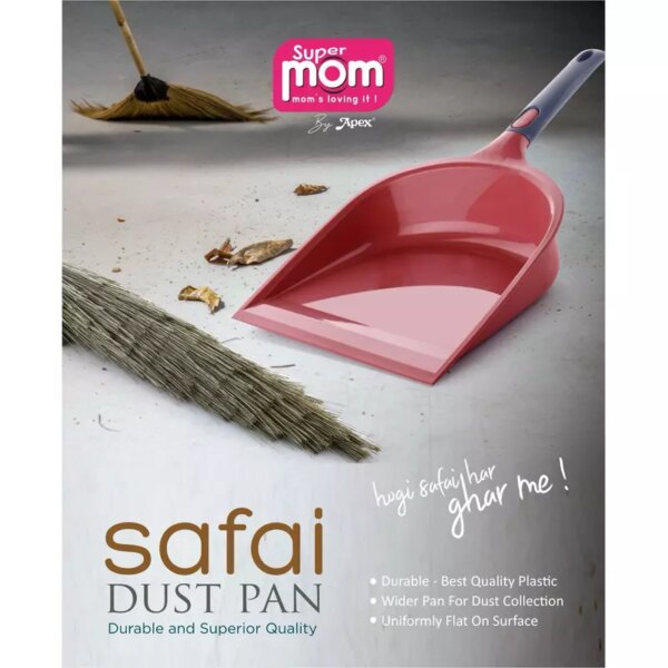 Supermom Safai Dust Pan Plastic Material With Handle 573683