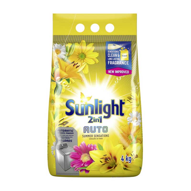 Sunlight Machine Wash 2In1 Auto Detergent 4Kg Summer Sensations