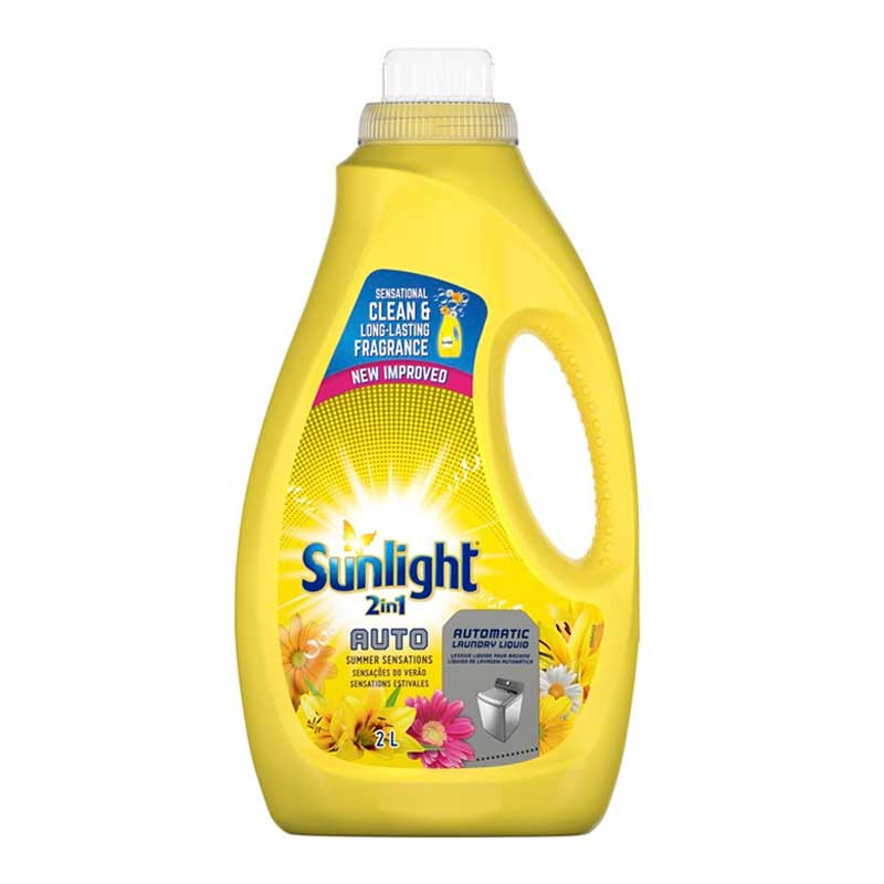 Sunlight Machine Wash 2In1 Auto Liquid 2L Summer Sensations