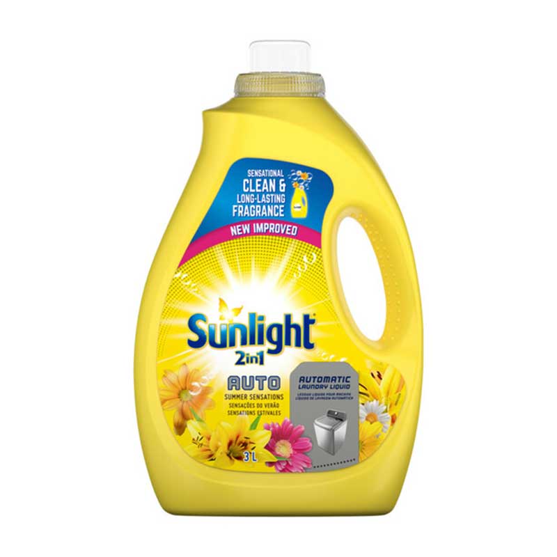 Sunlight Machine Wash 2In1 Auto Liquid 3L Summer Sensations