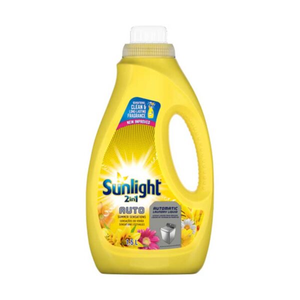 Sunlight Machine Wash 2In1 Auto Liquid 1.5L Summer Sensations
