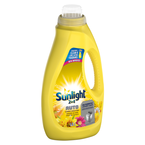 Sunlight Machine Wash 2In1 Auto Liquid 1.5L Summer Sensations