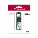 Transcend Internal SSD 512GB, M.2 2280, PCIe Gen3x4, M-Key, 3D TLC, DRAM-less, RAID Engine and LDPC, Dynamic Thermal Throttling Mechanism TS512GMTE110S