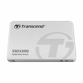 Transcend Internal SSD  2.5'' 2TB, QLC NAND Flash, DevSleep, Wear-Leveling, RAID Engine and LDPC Coding, Garbage Collection, up to 400 TBW TS2TSSD220Q