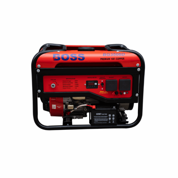 Boss Petrol Generator 2.8Kw With Key Start Bg3500D