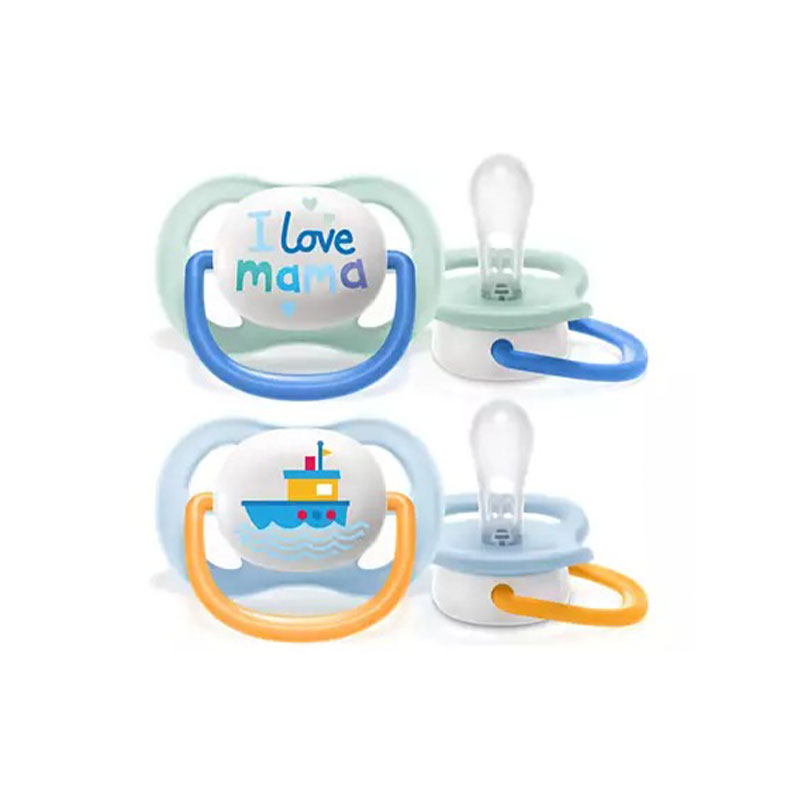 Philips Avent Soother Ultra Air Happy For Boy 0-6M 2'S 080/01