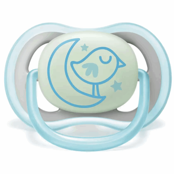 Philips Avent Soother Night Time 2'S 6-18M + Pacifier 376/20