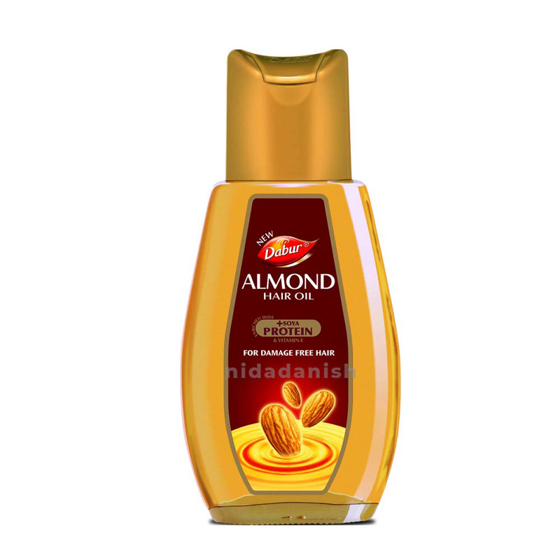 Dabur Almond Hair Oil Damage Protection, Non Sticky Formula With Almonds, Soya Protein &Amp; Vitamin E, For Soft &Amp; Shiny Hair, 200Ml (Pack Of 6)
