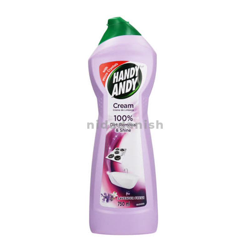 Handy Andy Cleaning Cream 750Ml Lavender Fresh (Pack Of 5Pcs)