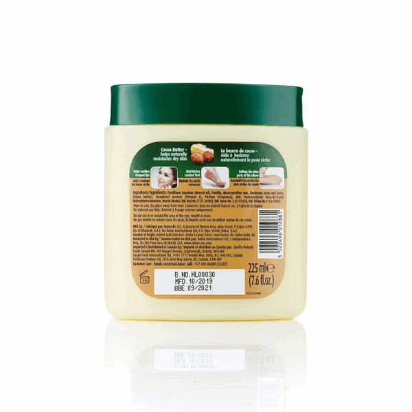 Dabur Herbolene Petroleum Jelly Enriched With Cocoa Butter And Vitamin E For Dry And Rough Skin 225Ml (Pack Of 3)