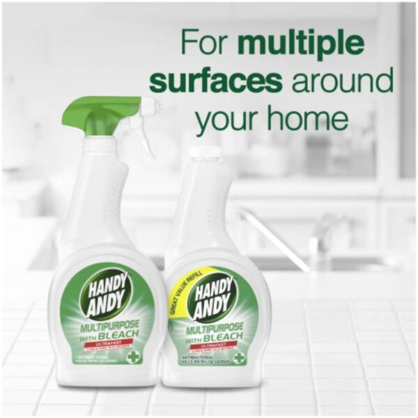 Handy Andy Trigger Ab Multipurpose Cleaner 500Ml Pack Of 6 Uhat04