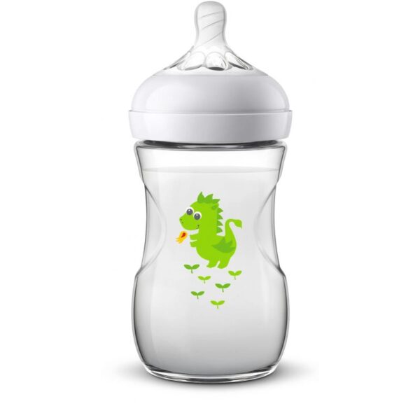 Philips Avent Bottle Natural Dragon 260Ml/9Oz 2 Holes 1M+ 070/24