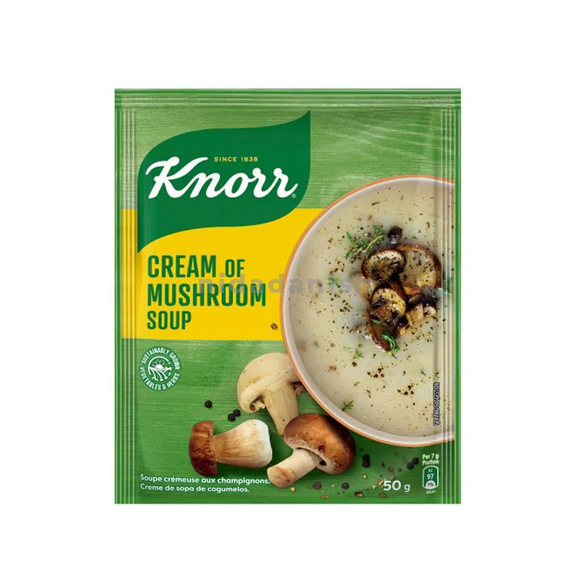 Knorr Packet Soup 50Gm Cream Of Mushroom Pack Of 10