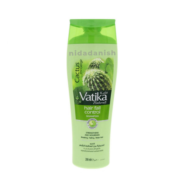 Vatika Shampoo Hair Fall Control, Enriched With Cactus &Amp; Gergir Extracts, For Weak Hair, Prone To Hair Fall, 200Ml