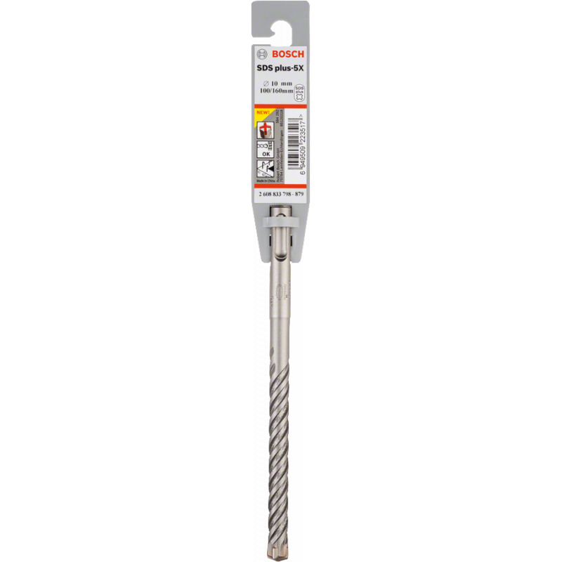 Bosch Sds-Plus Hammer Drill Bit 5 X 10 X 100 X 160Mm 2608833798